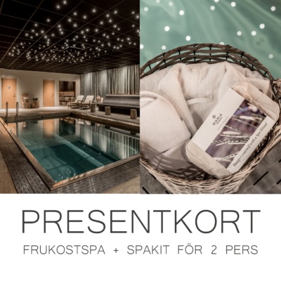 Presentkort: Frukostspa för 2 personer