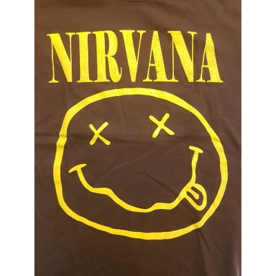 Nirvana smiley t-shirt