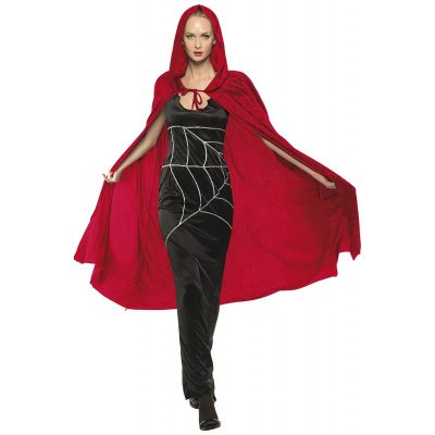 RÖD CAPE MASKERADDRÄKT