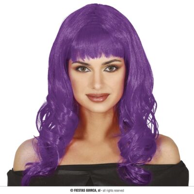 LILA AXELLÅNG PERUK