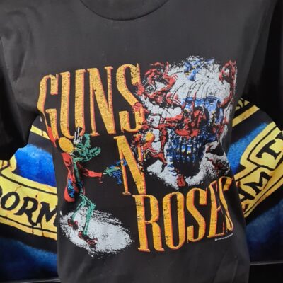 GUNS N ROSES - WAS HERE VINTAGE STUCK T-SHIRT